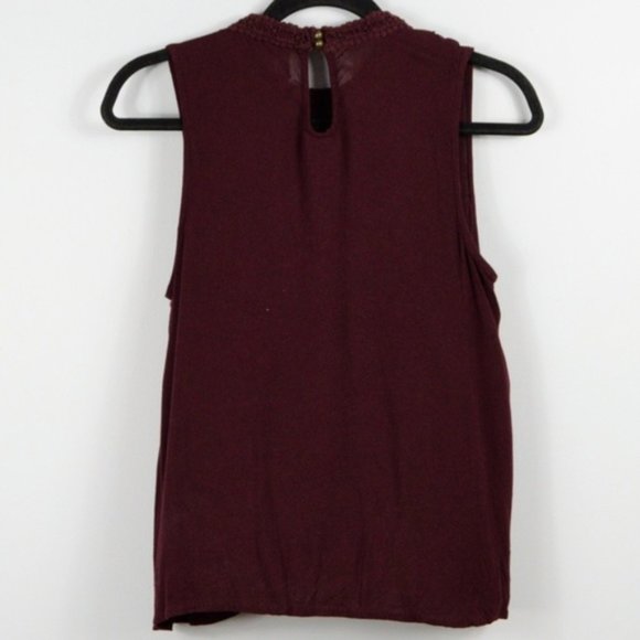 Xhilaration Wine Red Blouse - Picture 3 of 6